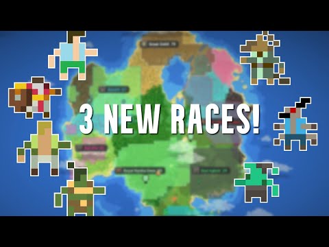 All 7 Races Fight On A Giant Map!  -  WorldBox Battle Royale