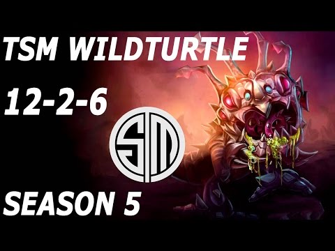TSM WildTurtle -Kog'Maw vs Sivir- C9 Sneaky NA LoL SoloQ Challenger
