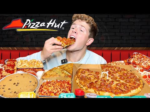Eating $100 Worth of Pizza Hut!