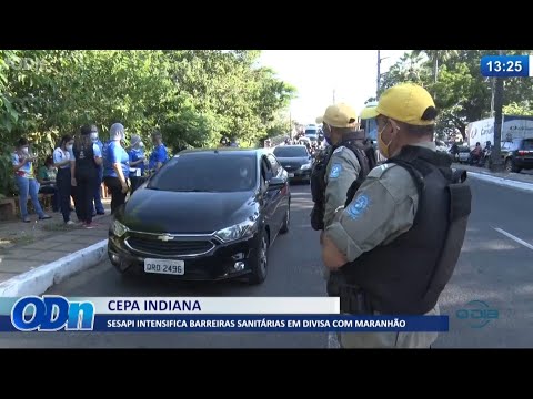 Piauí instala barreiras sanitárias em divisas com Maranhão para evitar a cepa indiana 26 05 2021