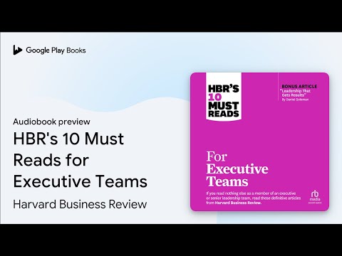 HBR's 10 Must Reads for Executive Teams by Harvard Business Review · Audiobook preview