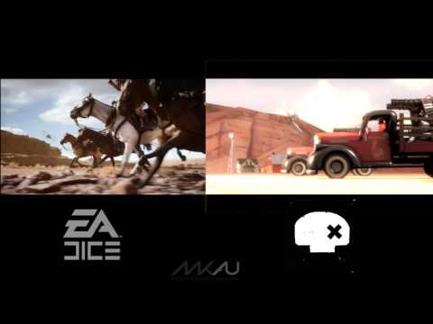 Battlefield 1 Trailer vs Battlefortress 1 Parody (Side by Side)