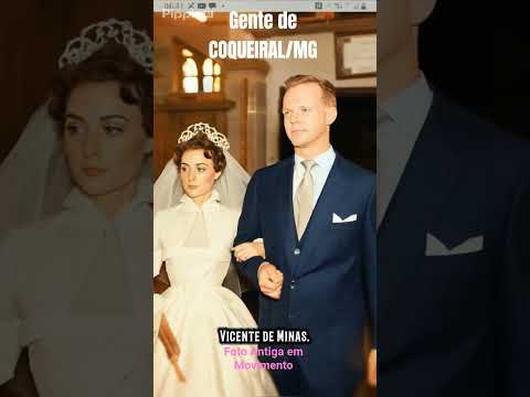 Foto Antiga em Movimento - GENTE de COQUEIRAL no Sul de Minas Gerais