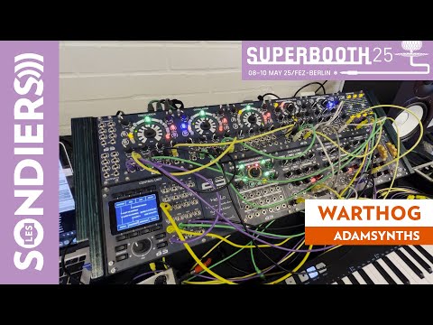 ADAMSYNTHS WARTHOG : le modulaire avec total recall - SUPERBOOTH 2025