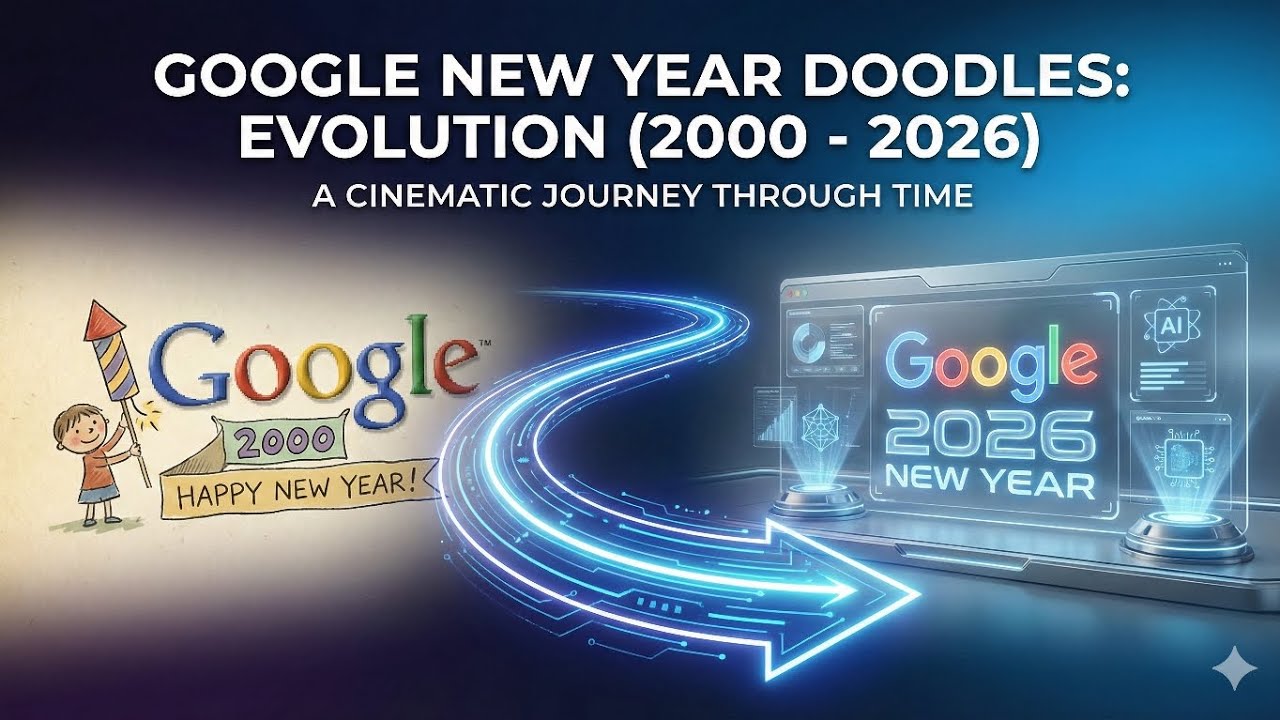 Google New Year Doodles (2000–2026) | 26 Years in 2 Minutes