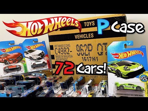 Unboxing Hot Wheels 2017 P Case 72 Car Assortment!
