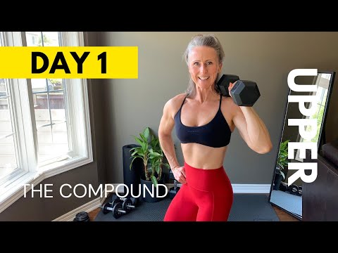DAY 1 Dumbbell UPPER BODY at home workout [build muscle program]