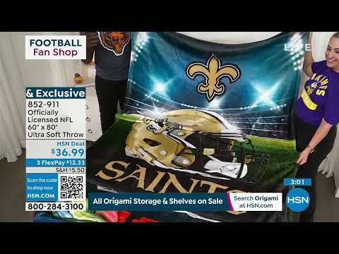 Officially Licensed NFL 60" x 80" Ultra Soft Stadium Lig...