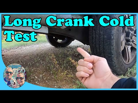 6.0 Powerstroke - Long Crank Cold - Oil Pickup Tube Test