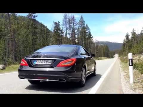 Mercedes-Benz CLS 500 V8 start-up + acceleration + sound