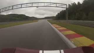 preview picture of video 'Spa Francorchamps Bikers Classics 2014, Saturday Series 3 Run 2 wet track'