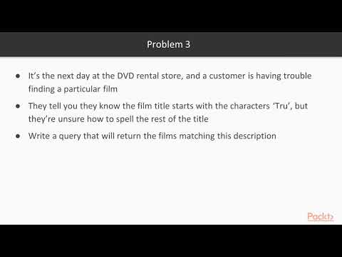 PostgreSQL 11 in 7 days Assignment Review from Day 4 | packtpub com