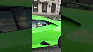 GREEN HURACAN LAMBO EDIT ??? #SHORTS