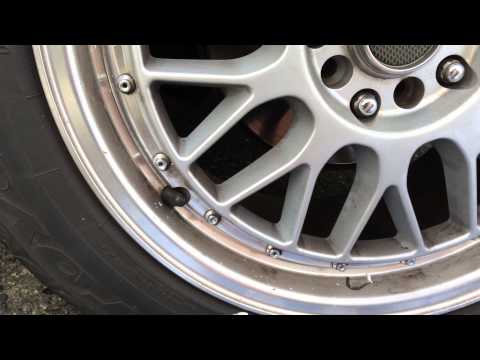 Removing glued rivets from wheels
