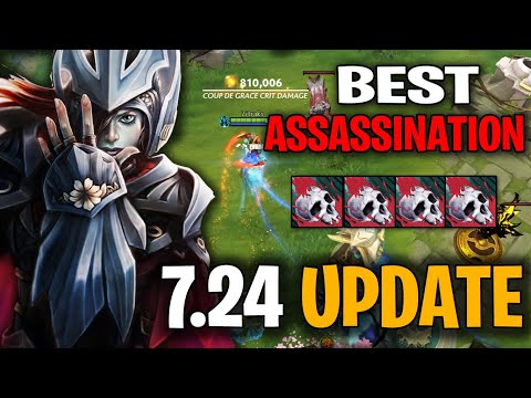 Phantom Assassin 7.24 Gameplay Hard Early Comeback To Take The Game | Dota 2 7.24 Update PA Game