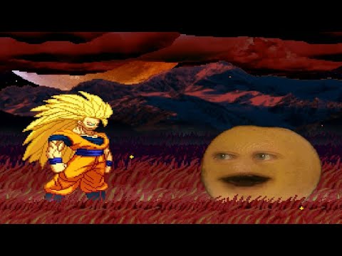 Super Saiyan 3 Goku vs Annoying Orange Mugen Sprite Battle
