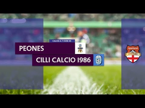 PEONES vs CILLI CALCIO 1986 - Campionato C7 Over 45