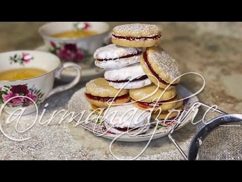 Vanilice - Easy Sugar Cookies with Jam - Irma's Sofra