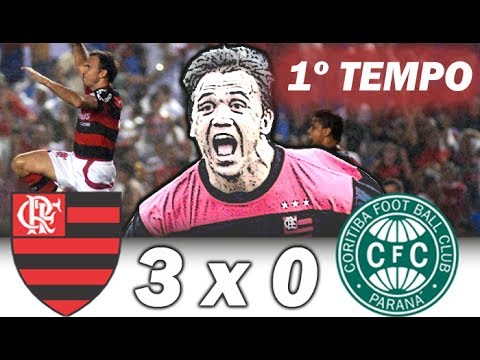 Flamengo 3 x 0 Coritiba * 1º Tempo Completo * Brasileiro 2009