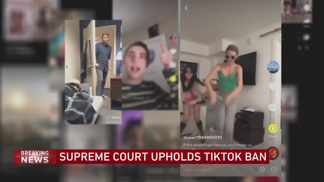 Supreme Court backs law banning TikTok if it's not sold by its Chinese parent company