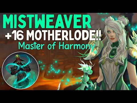 +16 Motherlode With Top Brewmaster! Mythic+ Mistweaver POV | TWW S2