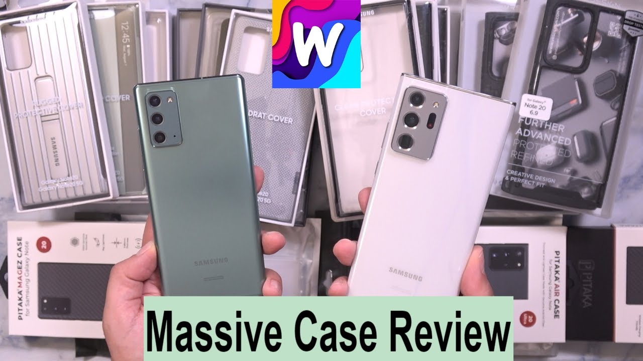 Samsung galaxy Note 20 Cases / Note 20 Ultra Cases Review And Wallpix Pro App Giveaway