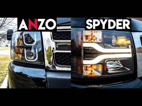 Spyder Auto Headlights | 2007-2013 Silverado Installation