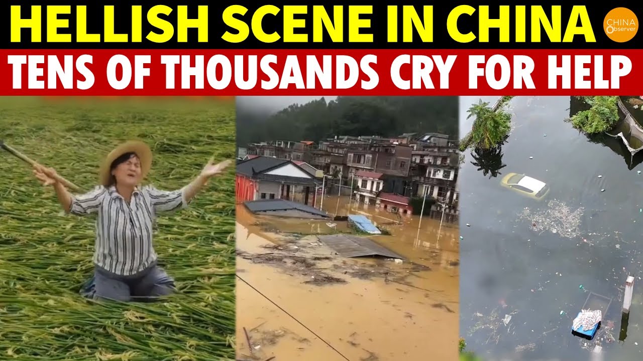 Hell on Earth! China’s Guangxi Flooded for a Month, Tens of Thousands Cry: No Rescue Came