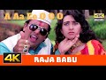 A Aa Ee O O O | Raja Babu | Karisma Kapoor & Govinda  | Abhijit | 4K Video Songs