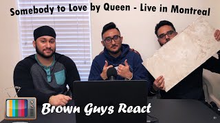 Somebody to Love by Queen - Live in Montreal | BROWN GUYS REACT