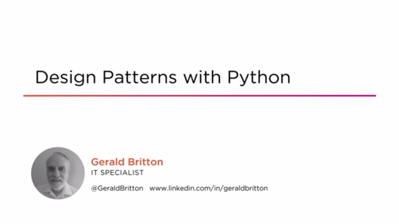 Course Preview: Design Patterns with Python