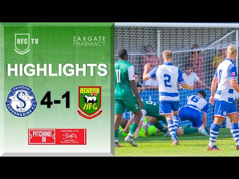 SWINDON SUPERMARINE 4-1 HENDON - Highlights 13 August 2022