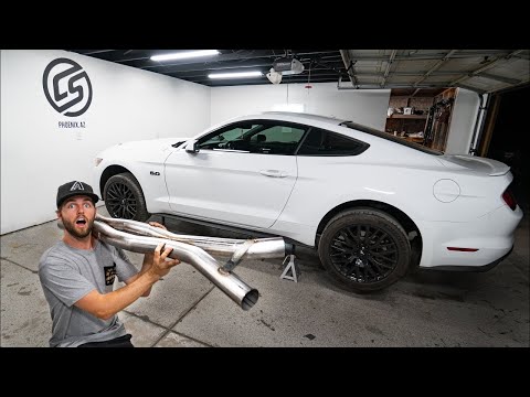 Building a Mustang GT: Mustang gets a loud exhaust! Corsa Xtreme
