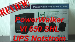Review USV / Notstrom: PowerWalker VI 650 SHL