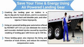Make Your Truck Driver Hiring and Retention Easy with On-Lift air powered l