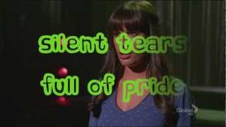 Glee Flash dance... What a feeling lyrics