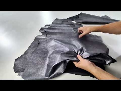 GREY METALLIC GOAT LEATHER   226