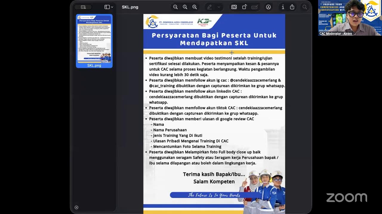 Training Ahli & Teknisi K3 Listrik BNSP - 15 April 2026 - Sesi Siang
