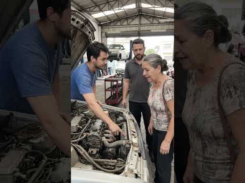 Marta levou seu carro velho na oficina e aconteceu isso!