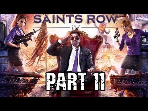 Saints Row IV / 4 Co op Gameplay Commentary Walkthrough Part 11 - Dubstep Gun