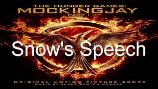 4. Snow's Speech (The Hunger Games: Mockingjay - Part 1 Score) - James Newton Howard