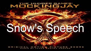 4. Snow&#39;s Speech (The Hunger Games: Mockingjay - Part 1 Score) - James Newton Howard