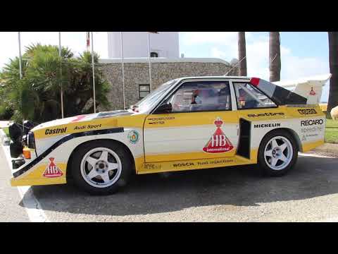 Audi S1 Quattro 1985 - Previa y fin de etapa Rally Isla Mallorca - Preliminary/End of the race.