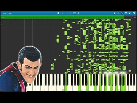 We Are Number One but it's the vocals but it's converted to MIDI but it's in Synthesia