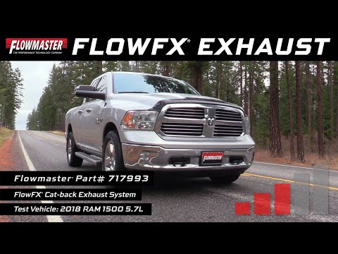 Flowmaster FlowFX Stainless, Dual Side Exit Cat-Back For 2009-22 Ram 1500 4.7L and 5.7L V8 (717993)