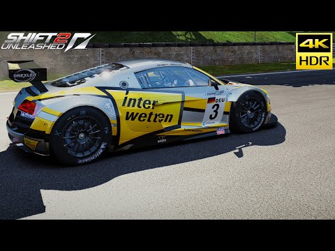 Audi R5 LMS - Need for Speed Shift 2 Unleashed - 4k HDR gameplay
