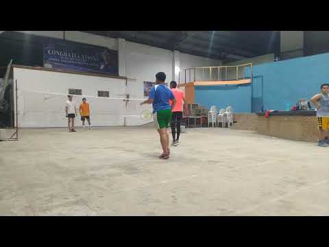 Badminton Match #1 Jella Lampos Vs. Jeff Palas & Renato Armamento March 12, 2022