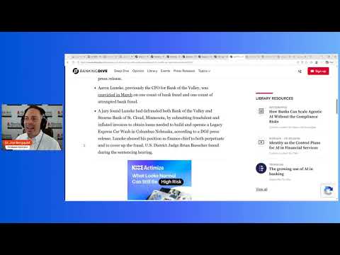 M&A Developments, Charter Updates, and Bankers Facing Jail Time!