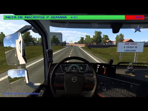 Euro Truck Simulator 2 em Roraima/Caracaraí muro de alta segurança a beira pista...