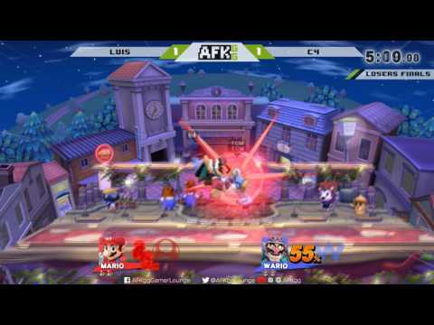 Smash Wii U - Losers Finals - Luis (Mario) vs C4 (Wario)